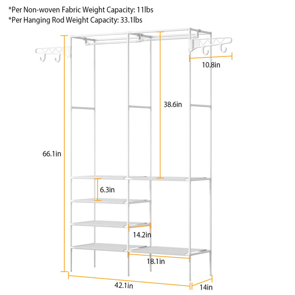 4-Tier Closet Organizer