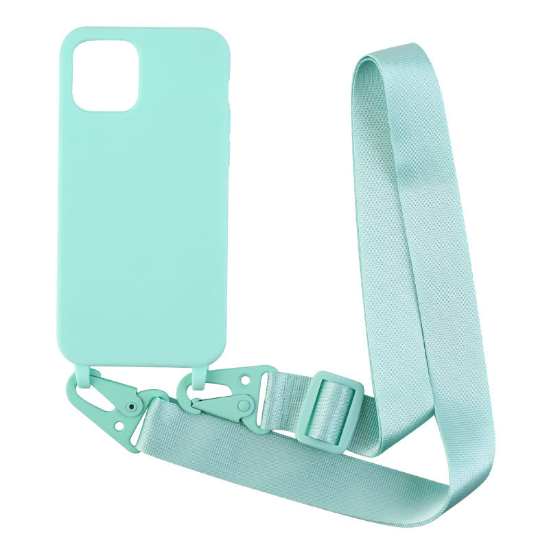 Solid Color Lanyard Case