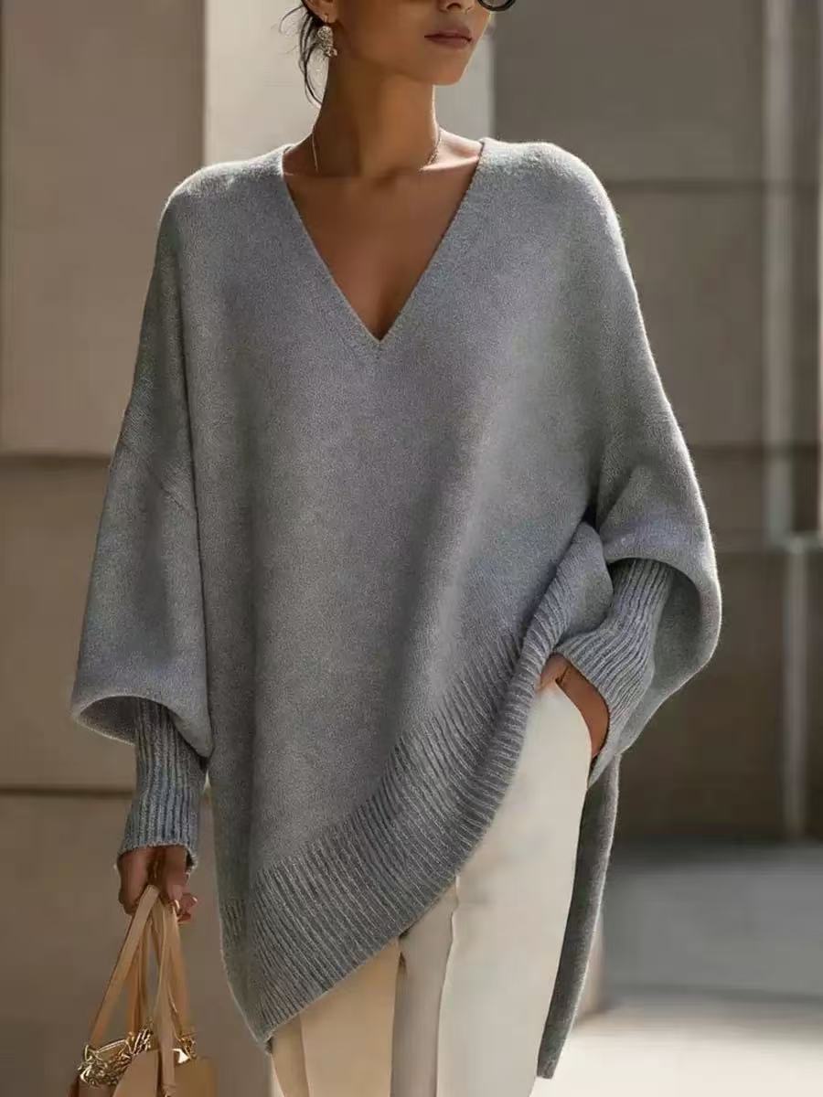 Loose V-Neck Sweater