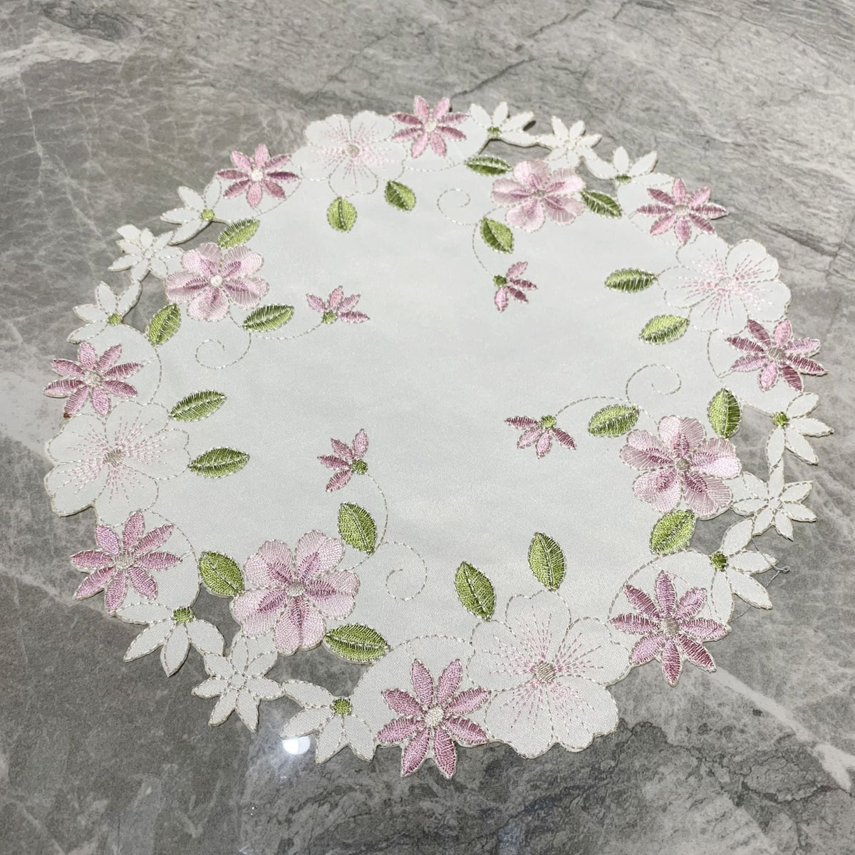 Embroidered Round Placemat