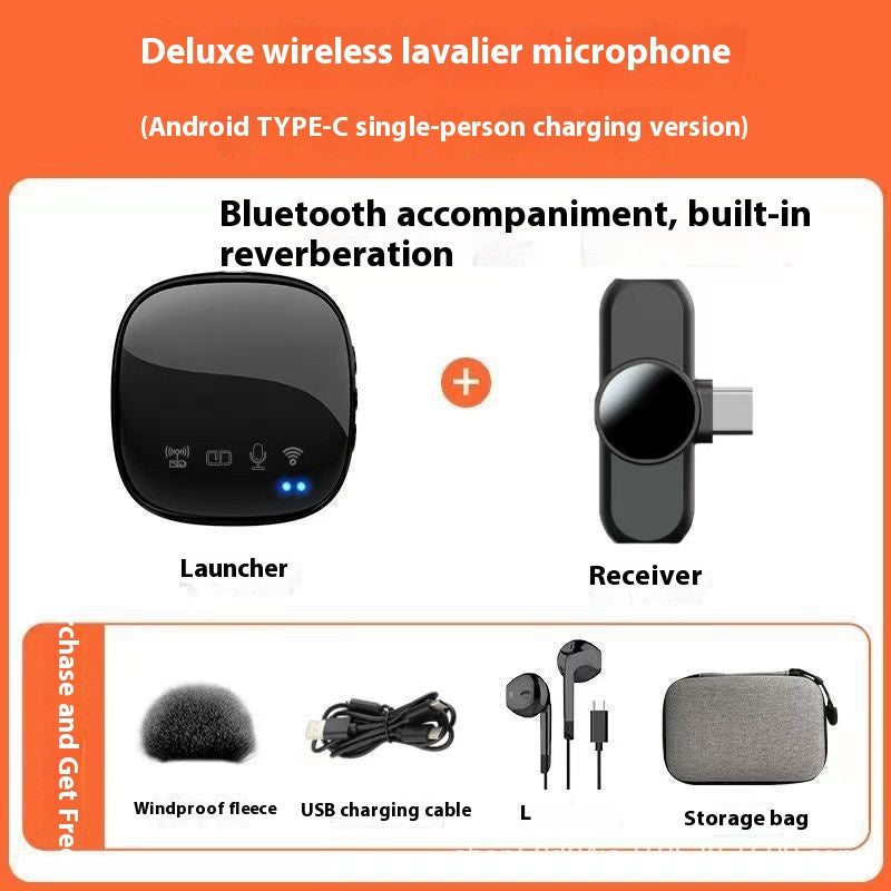Bluetooth Karaoke Microphone with Reverb