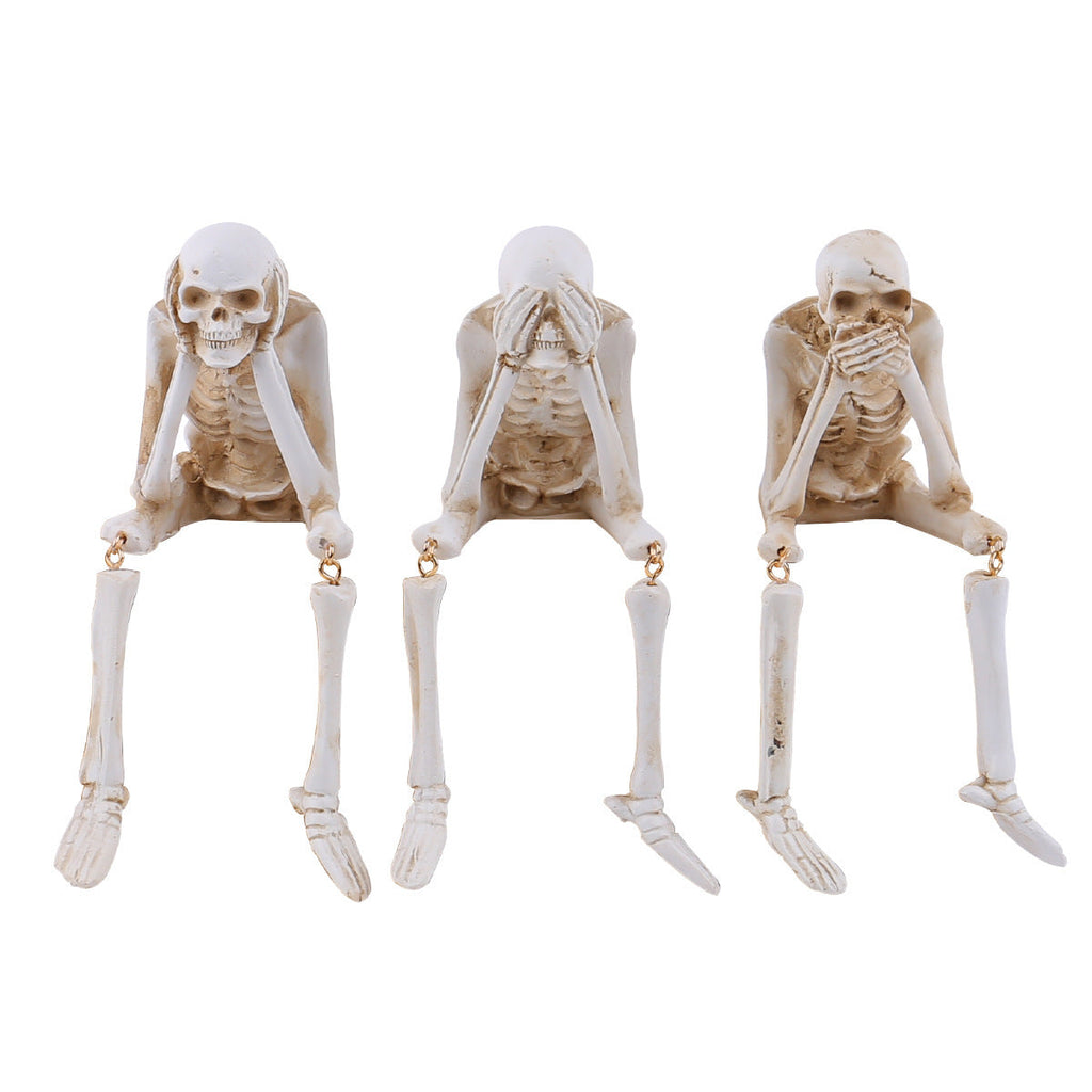 See, Hear, Speak No Evil Skulls