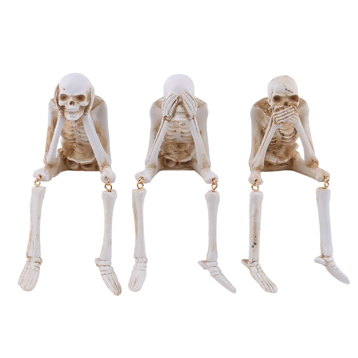 See, Hear, Speak No Evil Skulls