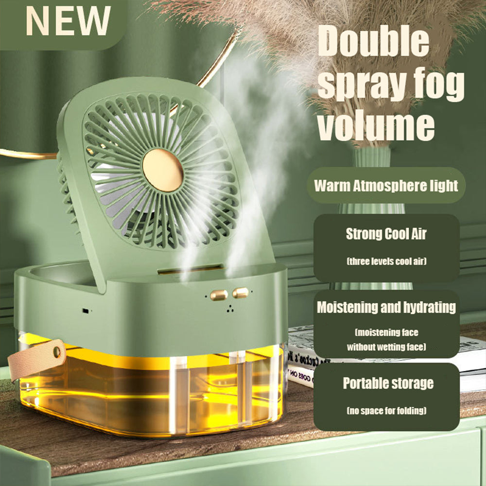Mini Misting Desk Fan