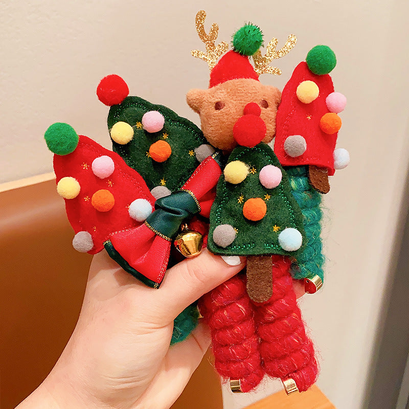 Kids' Christmas Spiral Hair Ties