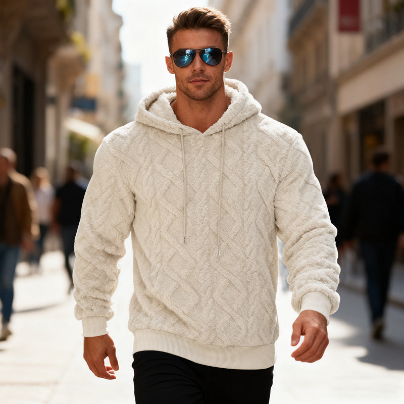 Men's Plush Fleece Hoodie