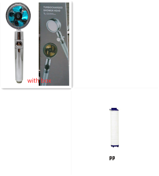 High-Pressure Turbo Fan Shower Head
