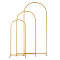 Gold Metal Wedding Arch Set (3 pcs)