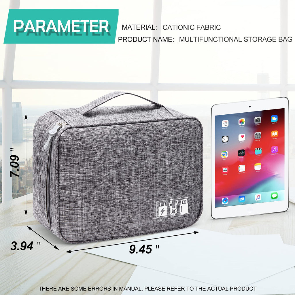 Travel Electronics Organizer Bag