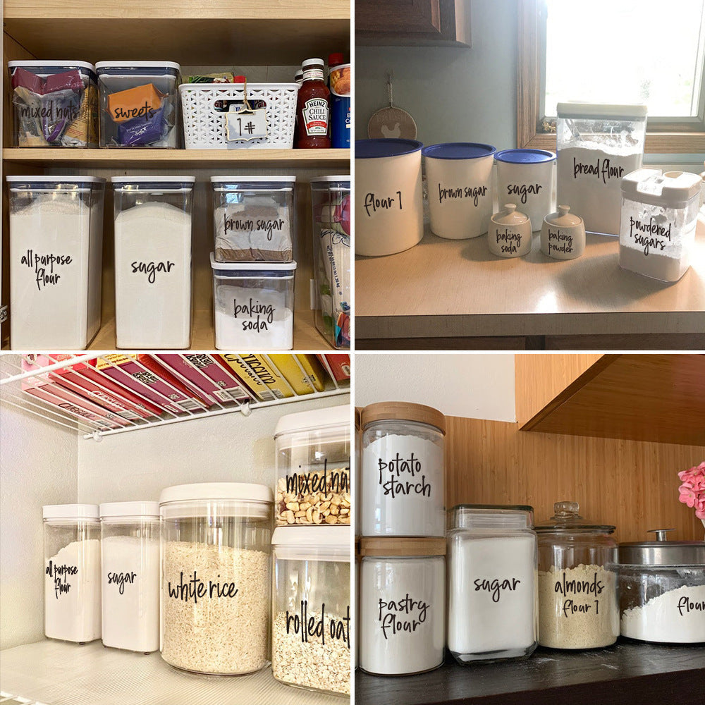 Pantry Label Stickers (158 pcs)