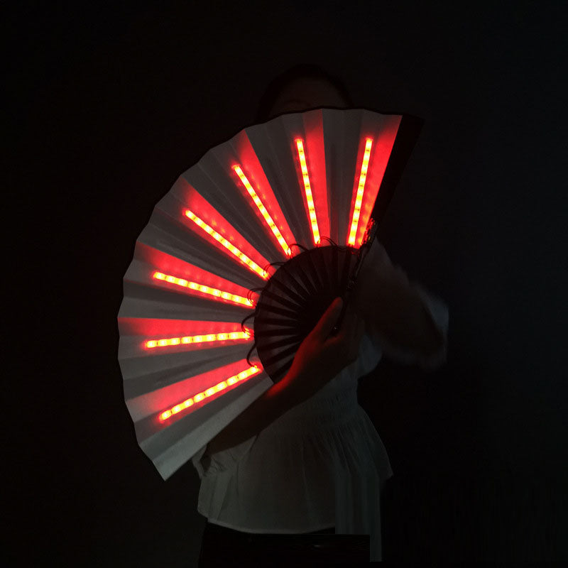 LED Light-Up Folding Hand Fan