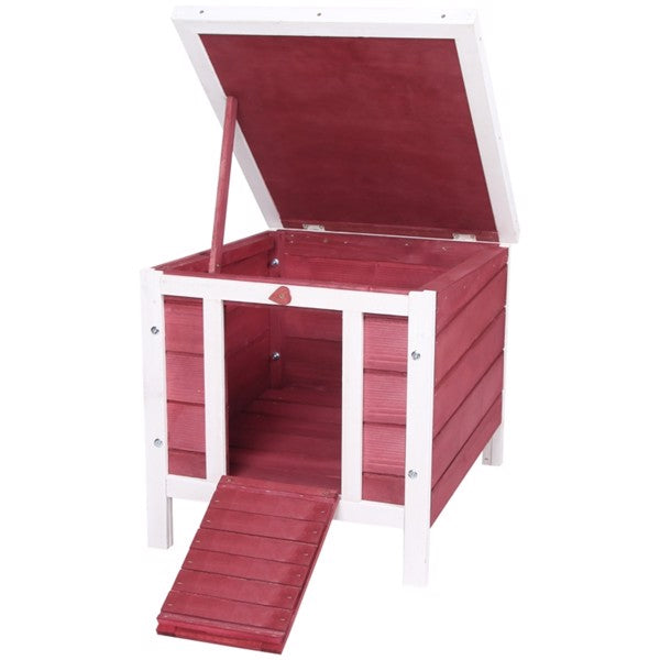 Wooden Pet House with Asphalt Roof