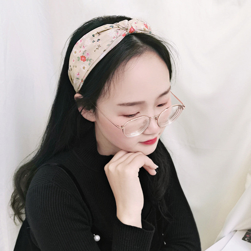 Floral Print Fabric Headband