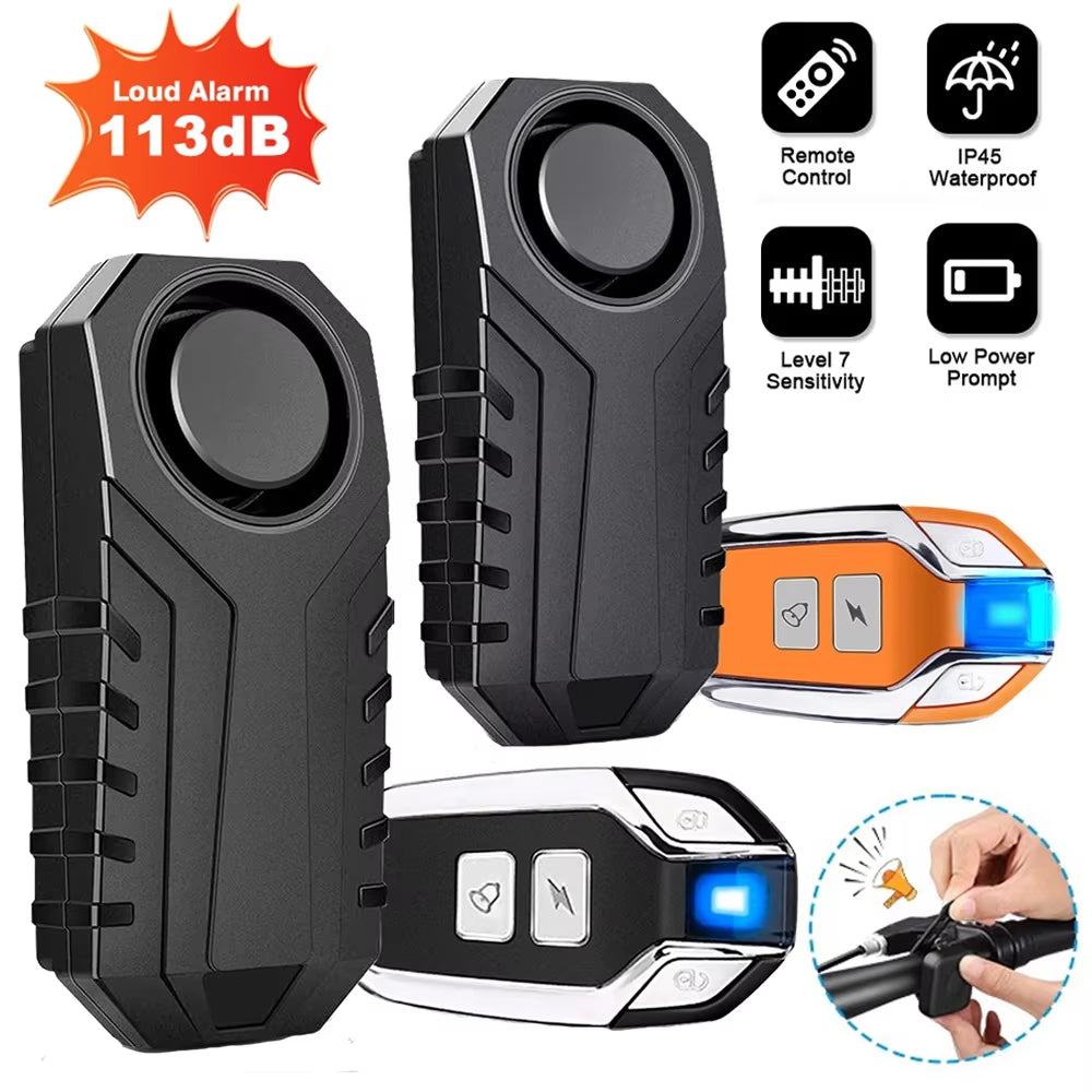 Wireless Bike & Motorcycle Alarm with Remote