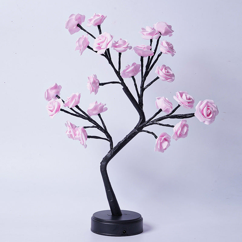 Glowing Rose Tree Lamp