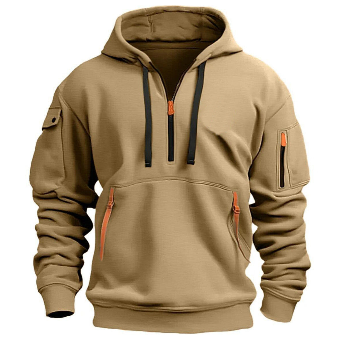 Oversized Drop-Shoulder Hoodie