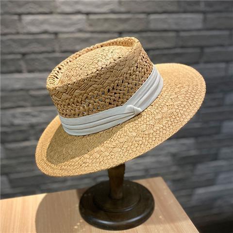 Wide-Brim Sun Hat with Band