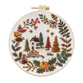 Winter House Embroidery Kit