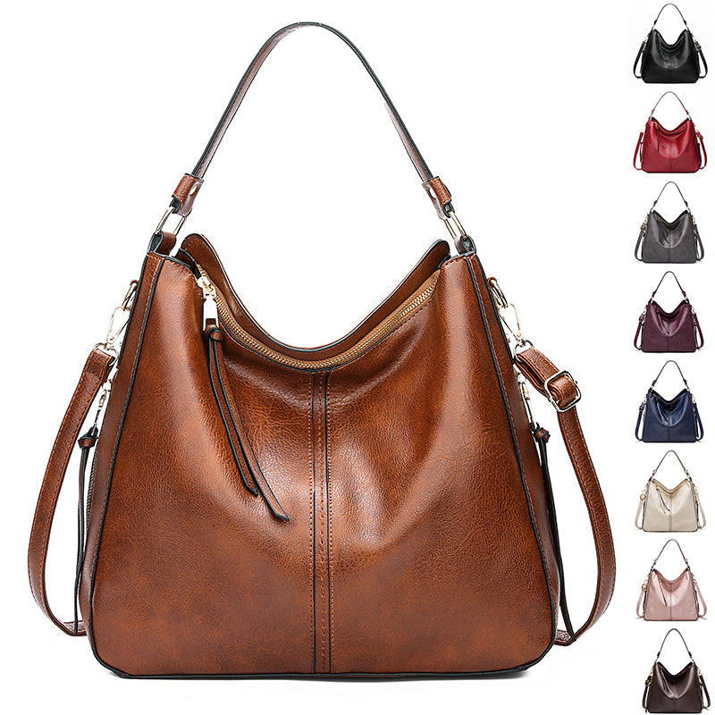 Zip Hobo Bucket Bag