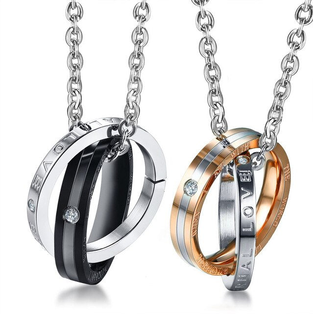 His & Hers Couple Necklaces