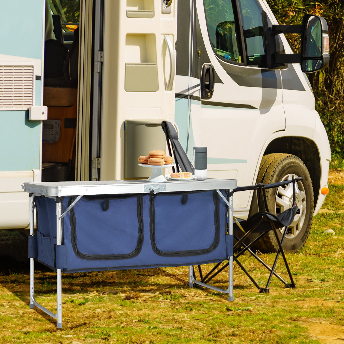 4 ft Folding Aluminum Table