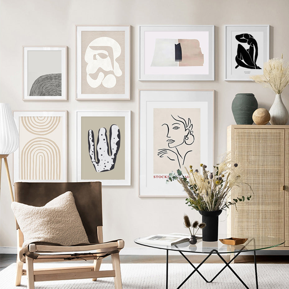 Scandinavian Abstract Art Print