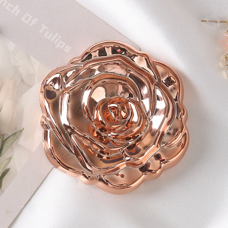 3D Rose Compact Mirror