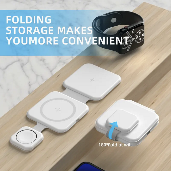 3-in-1 Foldable Wireless Charging Station