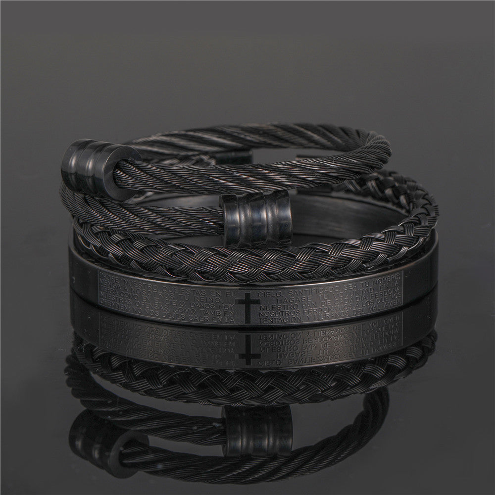 Roman Numeral Bangle Set