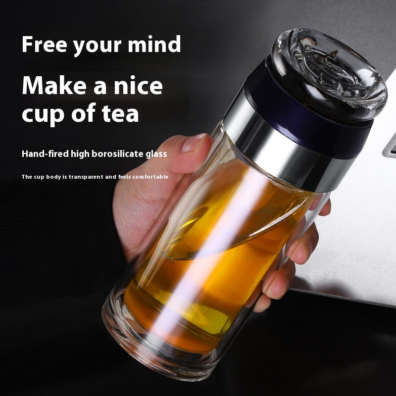 Double-Wall Glass Tea Cup