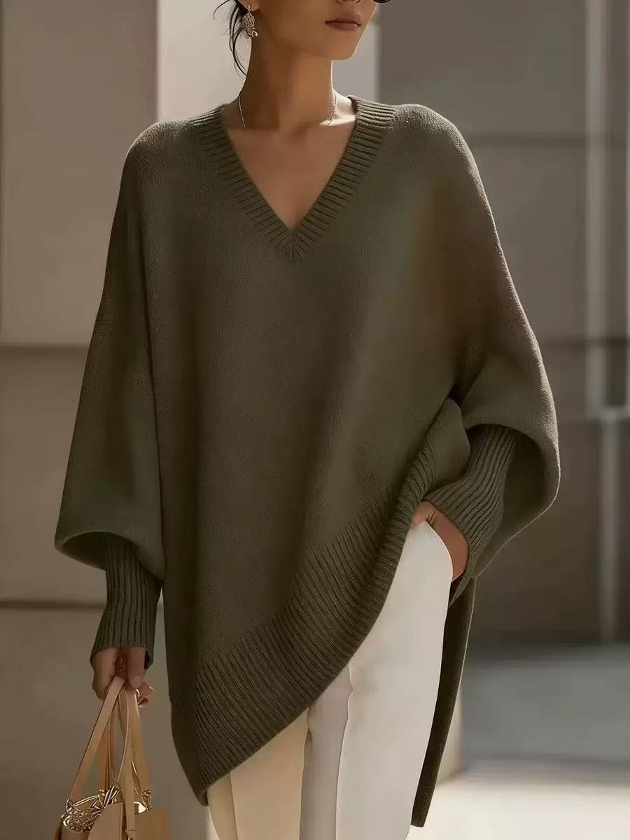 Loose V-Neck Sweater