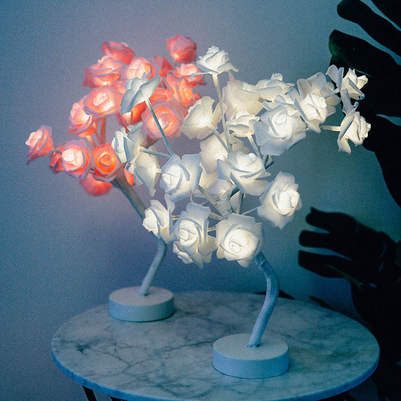 Rose Bonsai Tree Lamp