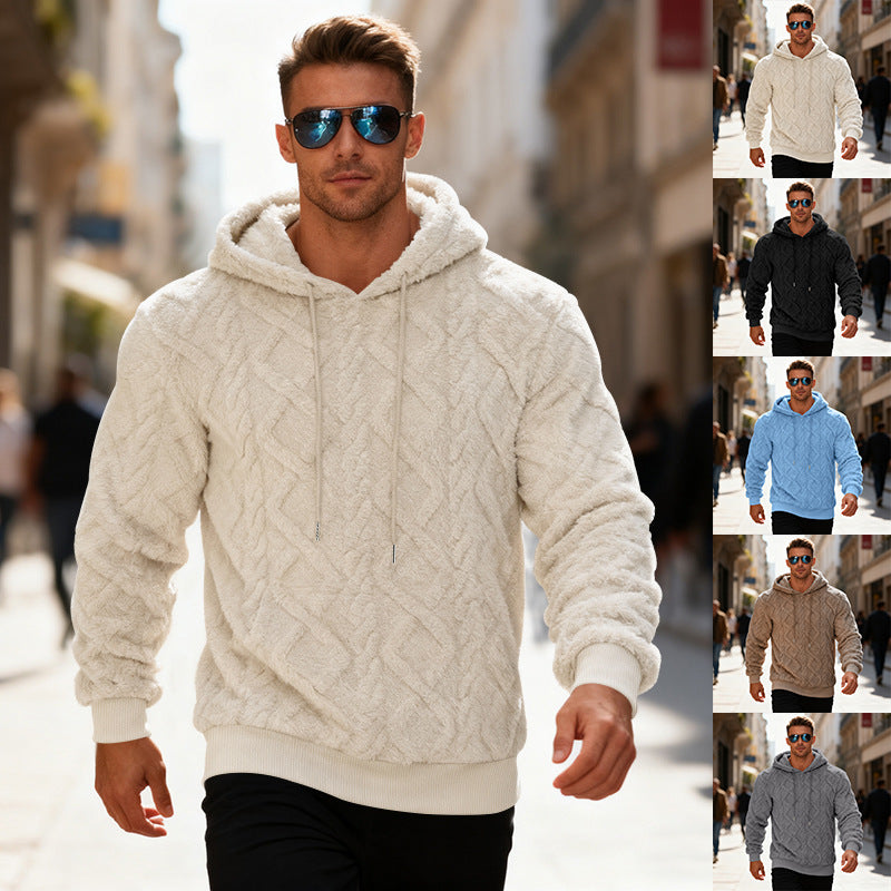 Men's Plush Fleece Hoodie