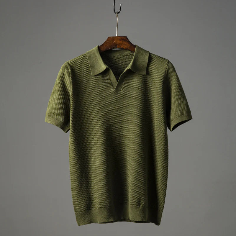 Men's Knit Polo Shirt