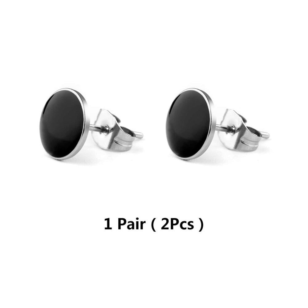 Punk Stainless Steel Earrings