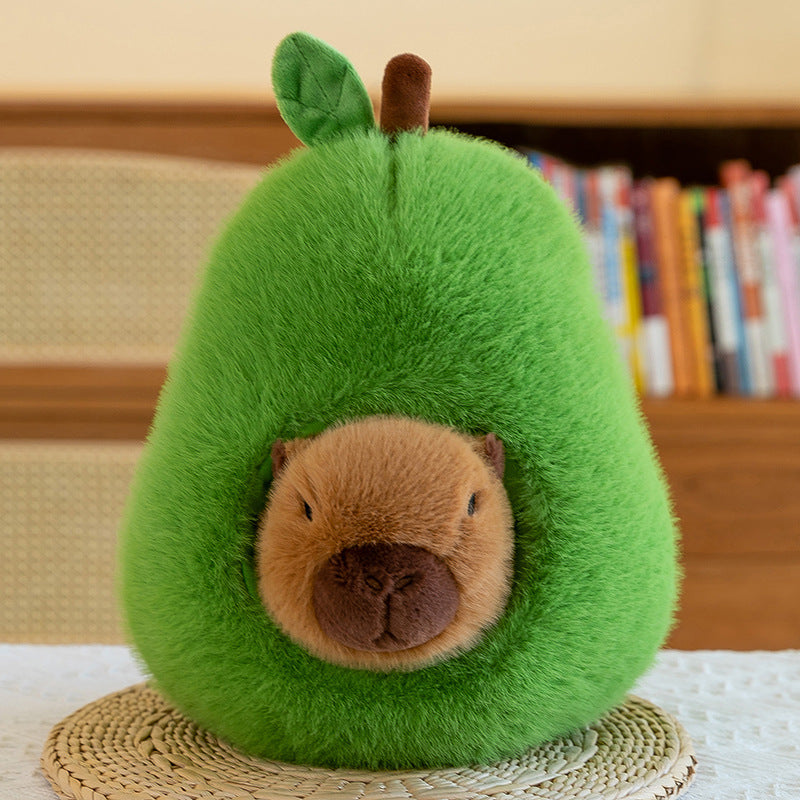 Avocado Capybara Plush