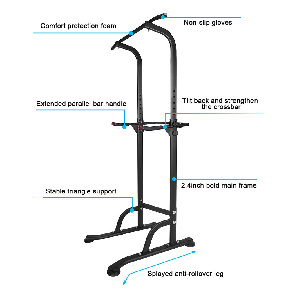 Power Tower with Pull-Up Bar & Bench