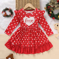 Toddler "LOVE" Embroidered Heart Dress