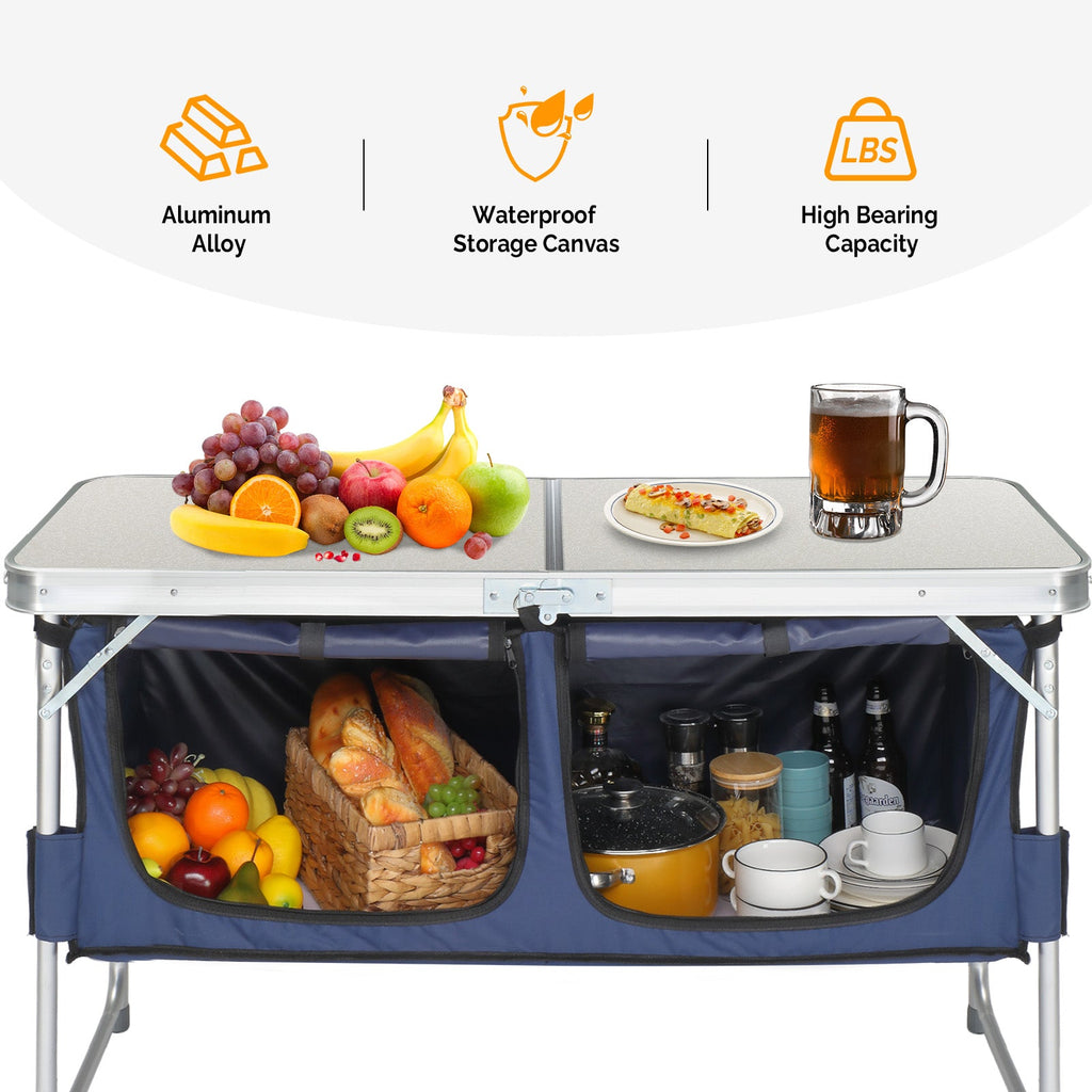 4 ft Folding Aluminum Table