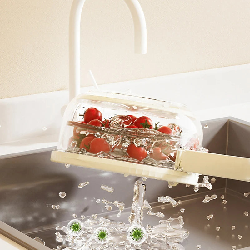 Draining Fruit Basket with Lid