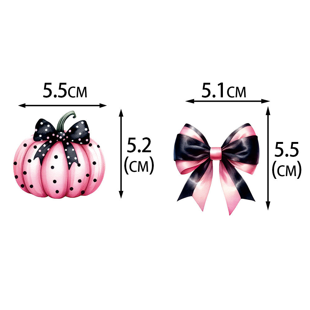 Pumpkin & Bow Cake Toppers (9)