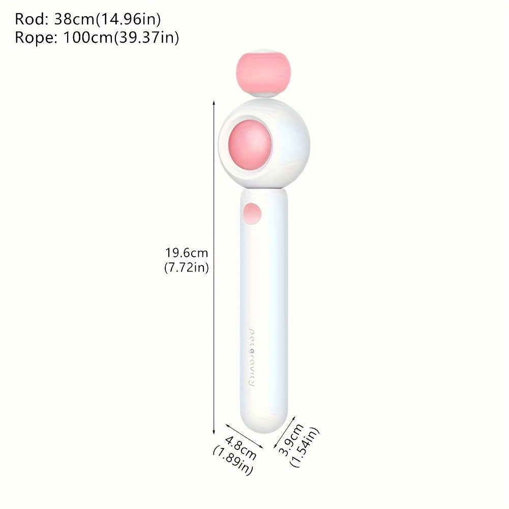 Retractable Cat Feather Wand
