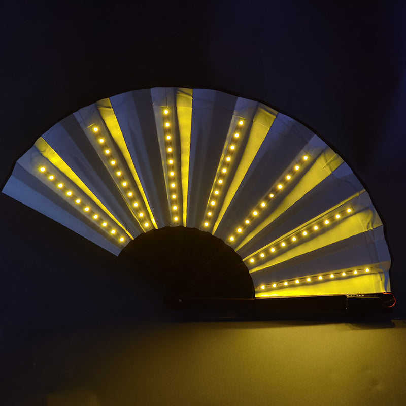 LED Light-Up Folding Hand Fan