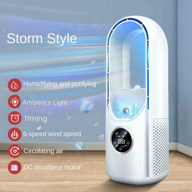 USB Bladeless Mist Cooler Fan