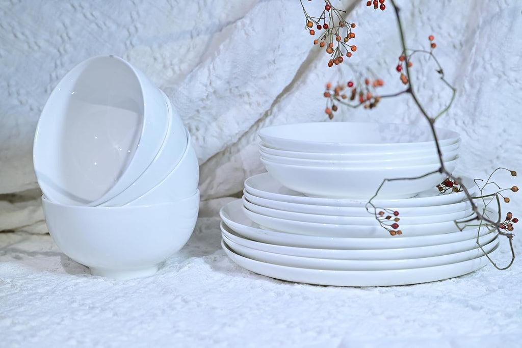 16-Piece Bone China Dinnerware Set (Service for 4)
