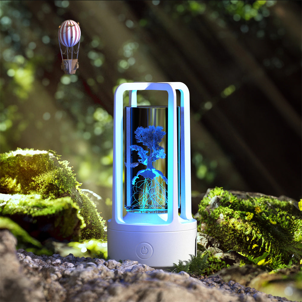 Acrylic Night Lamp & Bluetooth Speaker