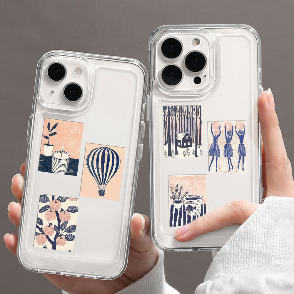 Abstract Art Sticker Pack (55 pcs)