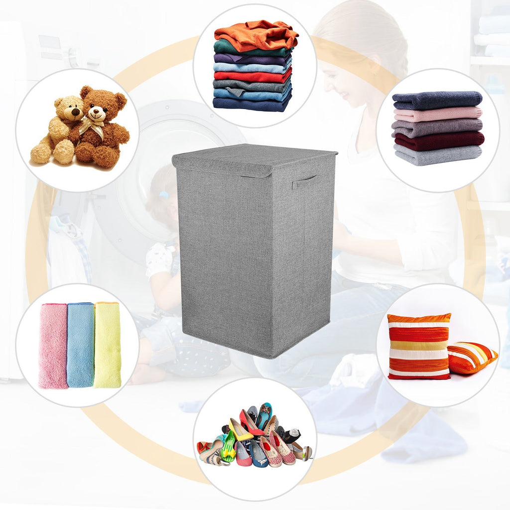 Foldable Laundry Hamper with Lid
