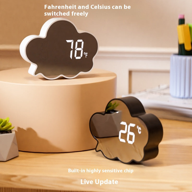 Cloud Mirror Voice-Activated Alarm Clock