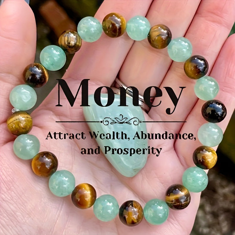 Natural Stone Beaded Bracelet